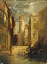 'Venetian scene', 1832-1845. Artist: William James Muller.