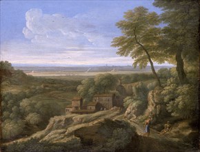 'Landscape', 1635-1675. Artist: Gaspard Dughet.