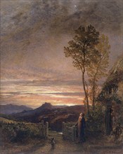 'The rising of the skylark', 1839-1840. Artist: Samuel Palmer.