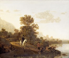 'Landscape with Ubbergen Castle', 1640-1691. Artist: Aelbert Cuyp.