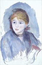 'Young girl in blue', c1882. Artist: Pierre-Auguste Renoir.