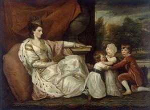'Lady Charlotte Williams-Wynn and her three eldest children', 1778. Artist: Lady Charlotte Williams-Wynn