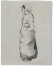 'Peasant Girl', 1890. Artist: Camille Pissarro.