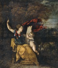 'Sybil and Genius', 1499-1551. Artist: Dosso Dossi.