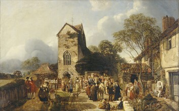'An Old Country Churchyard', 1837-1886. Artist: Henry Mark Anthony