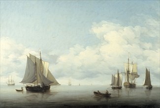 'Seascape with shipping', 1743-1759. Artist: Charles Brooking
