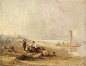 'A river shore', 1813-1867. Artist: Clarkson Stanfield.