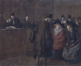 'The law court (Scene de tribunal)', 1910. Artist: Jean Louis Forain.