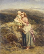 'Peasants on a moor', 1871. Artist: Paul Falconer