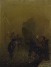 'A London fog', 1840-1894. Artist: Charles Albert Ludovici