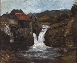 'The mill at Orbe', 1839-1877. Artist: Gustave Courbet.