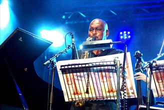 Abraham Burton, saxophonist, Brecon Jazz Festival, 2007. Artist: Brian O'Connor.