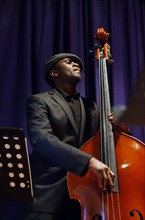 Daniel Casimir, bassist, Watermill Jazz Club, Dorking, Surrey, 2013.  Artist: Brian O'Connor.