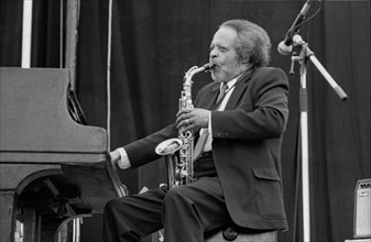 Jaki Byard,  Pendley Jazz Festival, UK, 1985.   Artist: Brian O'Connor.