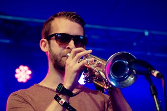 Mark Perry, Love Supreme Jazz Festival, Glynde Place, East Sussex, 2014. Artist: Brian O'Connor.