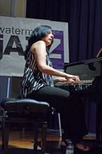 Amina Figarova, Watermill Jazz Club, Dorking, Surrey, 2015. Artist: Brian O'Connor.