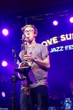 Alex Hitchcock, Love Supreme Jazz Festival, Glynde Place, East Sussex, 2015. Artist: Brian O'Connor.