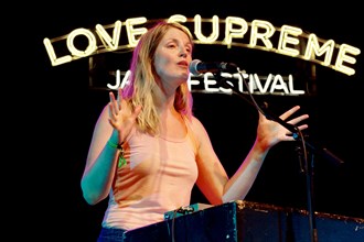 Lauren Kinsella, Love Supreme Jazz Festival, Glynde Place, East Sussex, 2015. Artist: Brian O'Connor.