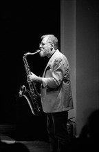 Lew Tabackin, Brecon Jazz Festival, Brecon, Powys, Wales, 1999. Artist: Brian O'Connor.