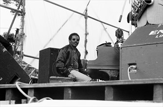 George Cables, Capital Jazz, Knebworth, Herts, July, 1981. Artist: Brian O'Connor.