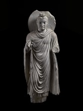 Standing figure of the Buddha Sakyamuni, late 2nd century-early 3rd century. Artist: Unknown.