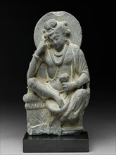 Figure of Avalokiteshvara in pensive pose, 3rd century. Artist: Unknown.