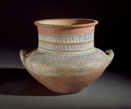 Wheel-made, brown ware pot with red wash, XVIIIth Dynasty (c1540 BC - c1292 BC). Artist: Unknown.