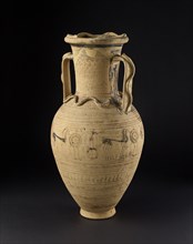 Geometric Attic neck-amphora, 8th-7th century BC. Artist: Tapestry Workshop.