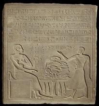 Stela of Imeny, New Kingdom (c1540 BC-c1070 BC). Artist: Unknown.