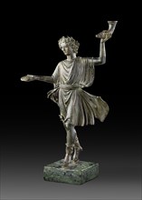 Bronze statuette of a Lar (household god), 1st century. Artist: Unknown.