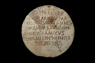Latin inscription, 3rd - 4th century. Artist: Unknown.