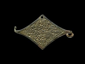 Lozenge shape brooch, Anglo-Saxon Period, c410-1066. Artist: Unknown.