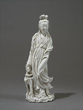 Dehua ware figure of the bodhisattva Guanyin, 17th century. Artist: Unknown.