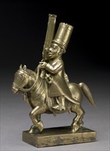 Toy soldier with horse and musket, 1790-1795. Artist: Unknown.