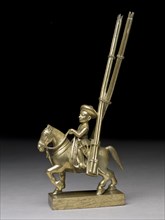 Toy soldier with horse and rocket-launchers, 1790-1795. Artist: Unknown.