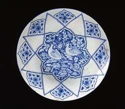 Dish with pheasants amid foliage, 17th century. Artist: Unknown.