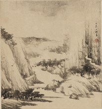River landscape, 1667. Artist: Zha Shibiao.