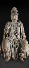 Seated figure of the bodhisattva Guanyin, 13th century. Artist: Unknown.