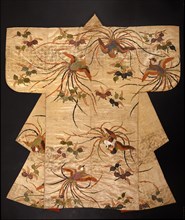 Nuihaku No robe with phoenixes and branches, 18th century. Artist: Unknown.