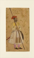 Officer of Shah Jahan, 1635-1640. Artist: Unknown.