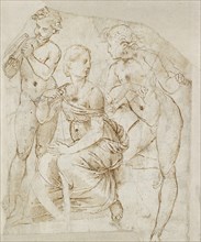 Group of Musicians, early 16th century. Artist: Raphael.