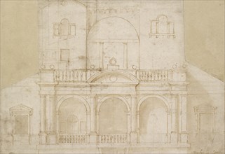 Architectural Design (Villa Madama), early 16th century. Artist: Raphael.