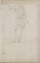 Study for a St John the Baptist. Verso: An Eye, late 15th-early 16th century. Artist: Perugino.