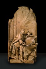Modello for the monument to George Frideric Handel in Westminster Abbey, 18th century. Artist: Louis Francois Roubiliac.