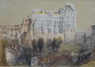 Palace at Blois, c1830. Artist: JMW Turner.