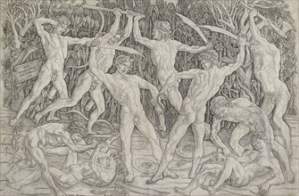 Battle of Nude Men, c1470-1475. Artist: Antonio del Pollaiuolo.