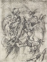 The Tribulations of St Anthony, late 15th century. Artist: Martin Schongauer.