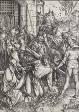 Christ carrying the cross, 1498-1499. Artist: Albrecht Durer.