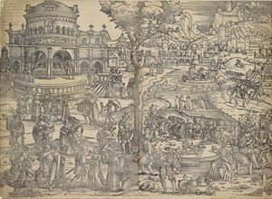 The feast of Herod, early 16th century. Artist: Sebald Beham.
