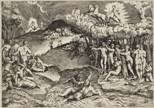 The Triumph of Love, 1545. Artists: Giulio Bonasone, Tommaso Barlacchi.